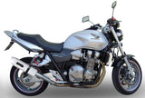 Auspuffendstück Mit Geräuschzulassung Albus Ceramic Alu Weiss - Gpr Kompatibel Mit Honda Cb 1300 (2003-2012)