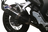 Auspuffendrohr Ohne Geräuschzulassung Relevance Poppy Carbon Cap - Termignoni Kompatibel Mit Honda Crosstourer 1200 (2013-2018)