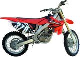 Doppelauspuffanlage Mit Geräuschzulassung Albus Ceramic Alu Weiss - Gpr Kompatibel Mit Honda Crf 250 R (2006-2009)