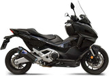 Auspuffendstück Mit Geräuschzulassung Scream Titan Schwarz Carbon Cap - Termignoni Kompatibel Mit Honda Forza 750 Engraved (2017-2022)