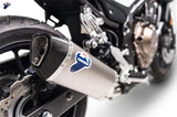 Auspuffendstück Mit Geräuschzulassung Force Titan Carbon Cap - Termignoni Kompatibel Mit Honda Cb 500 F - R - X (2017-2020)