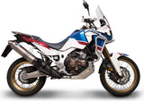 Auspuffendstück Mit Geräuschzulassung Relevance Titan - Termignoni Kompatibel Mit Honda Crf 1000 L Africa Twin (2018-2019)