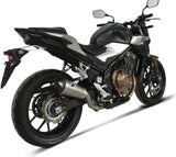 Auspuffendrohr Ohne Geräuschzulassung Relevance Titan Carbon Cap - Termignoni Kompatibel Mit Honda Cb 500 F - R - X My19 (2019-2020)