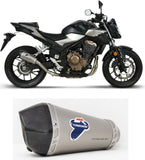 Auspuffendrohr Ohne Geräuschzulassung Relevance Titan Carbon Cap - Termignoni Kompatibel Mit Honda Cb 500 F - R - X My19 (2019-2020)