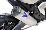 Exhaust Tip With Noise Certification Scream Titanium Carbon Cap - Termignoni Compatible With Honda Forza 750 (2021-2024)