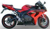 Komplette Abgasanlage Mit Katalysator Und Geräuschzulassung Tiburon Carbon Look - Gpr Kompatibel Mit Honda Cbr 600 Rr (2005-2006)