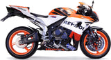 Komplette Abgasanlage Mit Katalysator Und Geräuschzulassung Tiburon Carbon Look - Gpr Kompatibel Mit Honda Cbr 600 Rr (2007-2016)