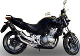 Komplette Abgasanlage Mit Katalysator Und Geräuschzulassung Furore Alu Schwarz - Gpr Kompatibel Mit Honda Cbf 500 (2004-2007)