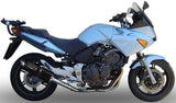 Auspuffendstück Mit Geräuschzulassung Furore Alu Schwarz - Gpr Kompatibel Mit Honda Cbf 600 S Ie (2007-2012)