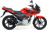 Komplette Abgasanlage Mit Katalysator Und Geräuschzulassung Furore Alu Schwarz - Gpr Kompatibel Mit Honda Cbf 125 Ie (2004-2014)