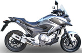 Auspuffendstück Mit Geräuschzulassung Albus Ceramic Alu Weiss - Gpr Kompatibel Mit Honda Nc 700 X - S Dct (2012-2013)