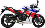 Auspuffendstück Mit Geräuschzulassung Furore Alu Schwarz - Gpr Kompatibel Mit Honda Cbr 300 R (2014-2016)