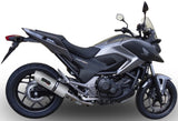 Auspuffendstück Mit Geräuschzulassung Albus Ceramic Alu Weiss - Gpr Kompatibel Mit Honda Nc 750 X - S Dct (2014-2015)