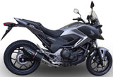 Auspuffendstück Mit Geräuschzulassung Furore Alu Schwarz - Gpr Kompatibel Mit Honda Nc 750 X - S Dct (2014-2015)