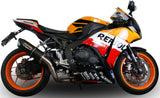Auspuffendrohr Ohne Geräuschzulassung Furore Alu Schwarz - Gpr Kompatibel Mit Honda Cbr 1000 Rr (2014-2016)