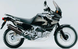 Auspuffendstück Mit Geräuschzulassung Trioval Edelstahl - Gpr Kompatibel Mit Honda Africa Twin 750 Xrv (1993-2003)