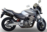 Doppelauspuffanlage Mit Geräuschzulassung Furore Alu Schwarz - Gpr Kompatibel Mit Honda Hornet 900 (2002-2005)