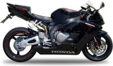 Auspuffendrohr Ohne Geräuschzulassung Tiburon Carbon Look - Gpr Kompatibel Mit Honda Cbr 1000 Rr (2004-2007)