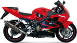 Auspuffendstück Mit Geräuschzulassung Trioval Edelstahl - Gpr Kompatibel Mit Honda Cbr 600 F - Sport (2001-2007)