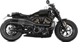 Doppelauspuffanlage Ohne Katalysator Und Ohne Geräuschzulassung Hr-1 Stahl Schwarz Carbon - Mivv Kompatibel Mit Harley-Davidson Sportster S (2021-2024)