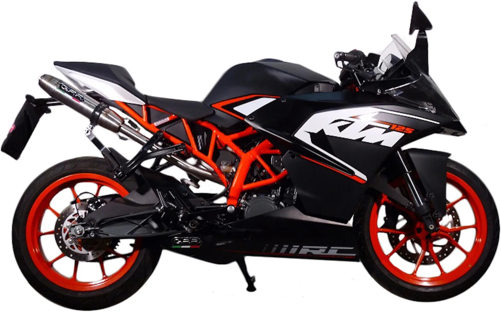 Auspuffendstück Mit Geräuschzulassung Deeptone Edelstahl - Gpr Kompatibel Mit Ktm Rc 200 (2014-2016)
