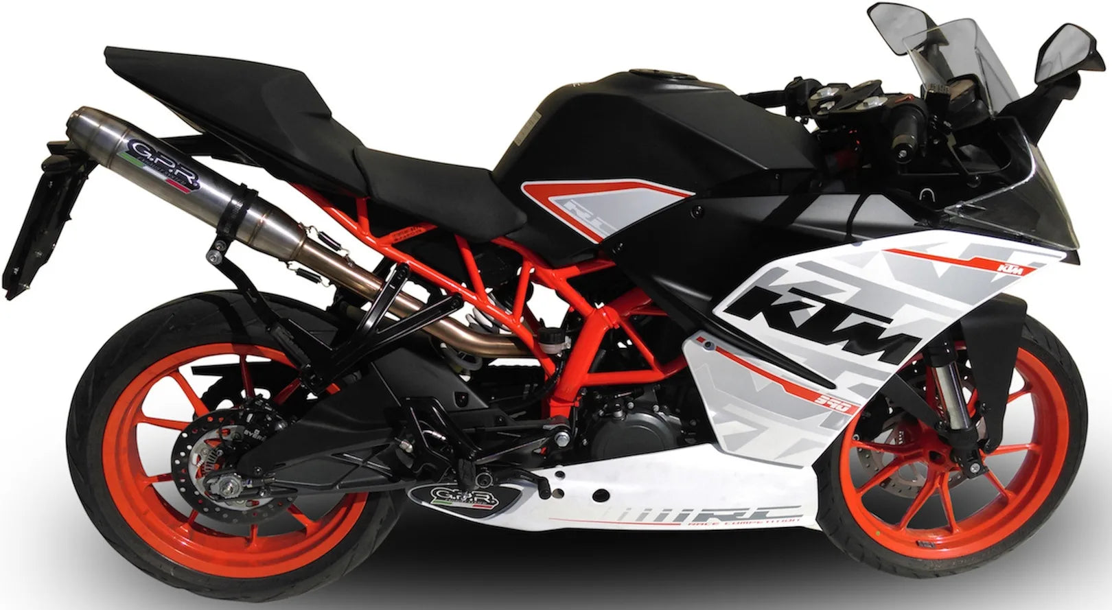 Auspuffendstück Mit Geräuschzulassung Deeptone Edelstahl - Gpr Kompatibel Mit Ktm Rc 390 (2015-2016)