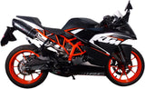 Katalysiertes Auspuffendstück Mit Geräuschzulassung Furore Alu Schwarz - Gpr Kompatibel Mit Ktm Rc 125 (2014-2016)