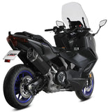 Complete Catalytic Exhaust System With Sound Certification Sr-1 Steel Black - Mivv Compatible With Yamaha T-Max 560 (2025-2026)