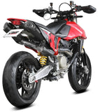 Exhaust Tip With Noise Certification X-M5 Steel Black - Mivv Compatible With Ducati Hypermotard 698 Mono (2024-2026)