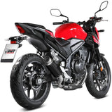 Exhaust Tip With Noise Certification Gppro Steel Black - Mivv Compatible With Honda Cb 500 Hornet (2025-2026)