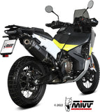 Auspuffendstück Mit Geräuschzulassung Speed Edge Stahl Schwarz Carbon - Mivv Kompatibel Mit Husqvarna Norden 901 (2022-2024)