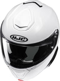 Flip-Up Motorcycle Helmet Hjc I91 Advanced Polycarbonate Composite Pearl White Size 09 L