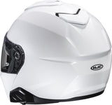 Flip-Up Motorcycle Helmet Hjc I91 Advanced Polycarbonate Composite Pearl White Size 09 L