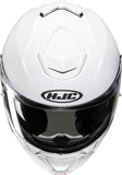 Flip-Up Motorcycle Helmet Hjc I91 Advanced Polycarbonate Composite Pearl White Size 09 L