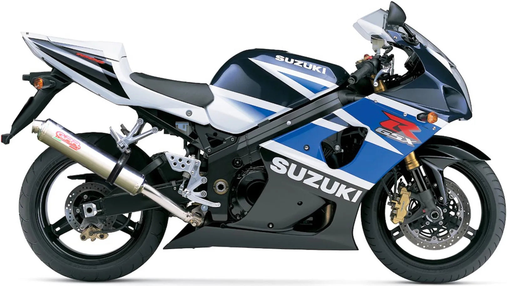 Auspuffendstück Mit Geräuschzulassung Tondo Edelstahl - Gpr Kompatibel Mit Suzuki Gsx-R 1000 (2001-2002)