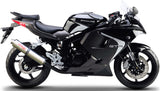 Exhaust Tip With Noise Certification Tondo Stainless Steel - Gpr Compatible With Hyosung Comet 125 Gt - R (2003-2014)