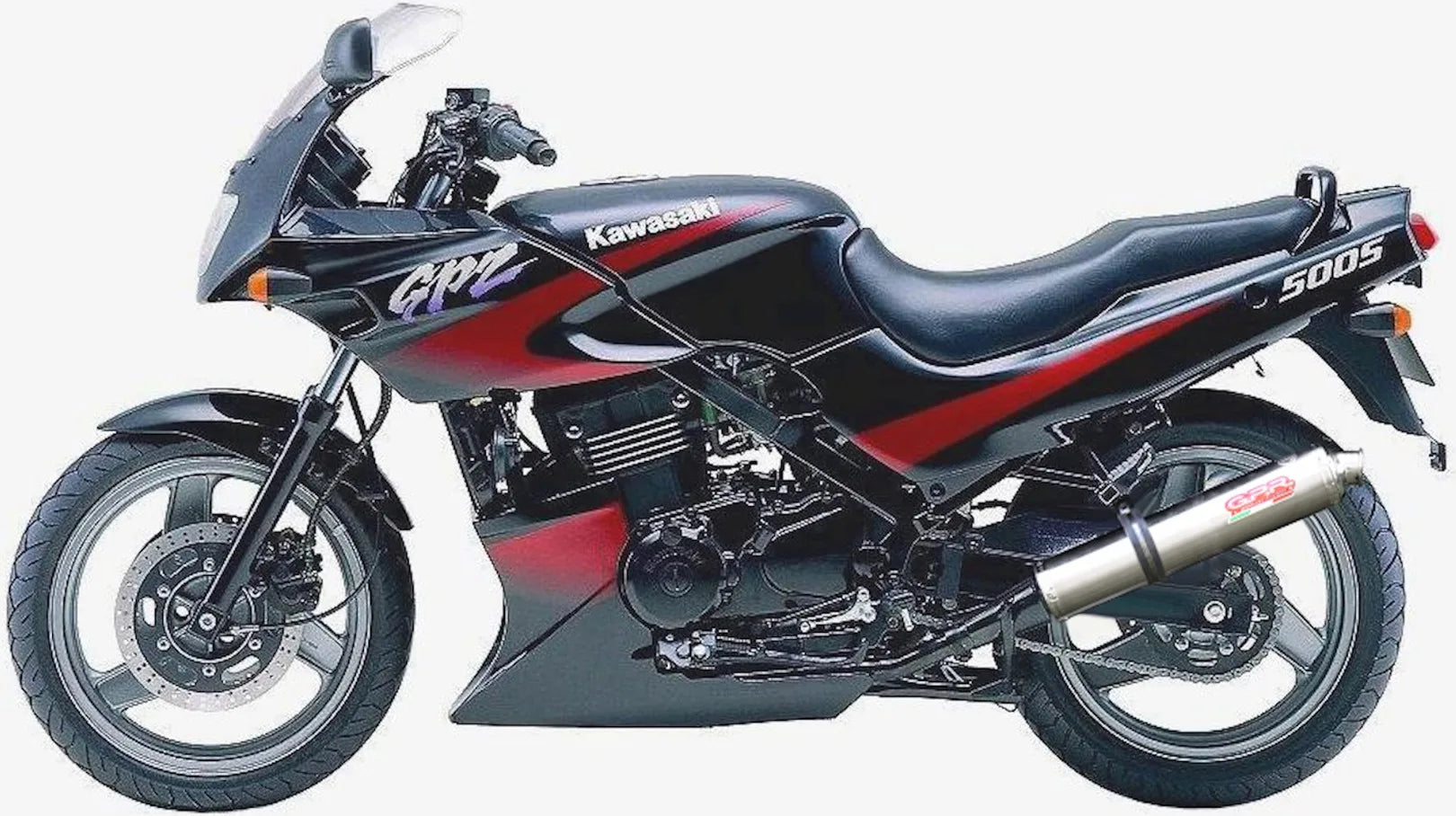 Doppelauspuffanlage Mit Geräuschzulassung Tondo Edelstahl - Gpr Kompatibel Mit Kawasaki Gpz 500 - S (1988-2003)