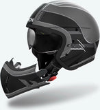 Urban-Helm Für Motorrad Airoh J 110 - J1R35 Composite Carbon Mattschwarz Raster Grösse Xxl
