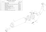 Auspuffendstück Mit Geräuschzulassung Oval Edelstahl - Mivv Kompatibel Mit Kawasaki Zx 6R 636 (2003-2004)