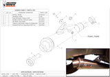 Non-Catalytic Exhaust Tip With Sound Certification X-Cone Stainless Steel - Mivv Compatible With Kawasaki Er-6 N (2005-2011)