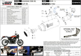 Komplette Auspuffanlage Ohne Katalysator Und Mit Geräuschzulassung Gppro Carbon - Mivv Kompatibel Mit Kawasaki Z 900 Rs (2018-2024)