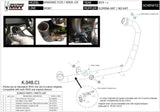 Non-Catalytic Connector Pipe - Mivv Compatible With Kawasaki Ninja 125 (2019-2024)