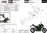 Auspuffendstück Ohne Katalysator Und Ohne Geräuschzulassung Double Gun Stahl Schwarz - Mivv Kompatibel Mit Kawasaki Z 900 (2020-2024)