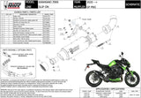 Auspuffendstück Mit Geräuschzulassung Gppro Carbon - Mivv Kompatibel Mit Kawasaki Z 900 (2020-2024)