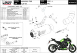 Auspuffendstück Mit Geräuschzulassung Mk3 Stahl Schwarz - Mivv Kompatibel Mit Kawasaki Z 900 (2020-2024)