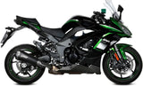 Auspuffendstück Mit Geräuschzulassung Delta Race Stahl Schwarz Carbon - Mivv Kompatibel Mit Kawasaki Ninja 1000 Tourer (2020-2024)