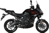 Komplette Abgasanlage Mit Katalysator Und Geräuschzulassung Oval Carbon Carbon - Mivv Kompatibel Mit Kawasaki Versys 650 (2021-2023)