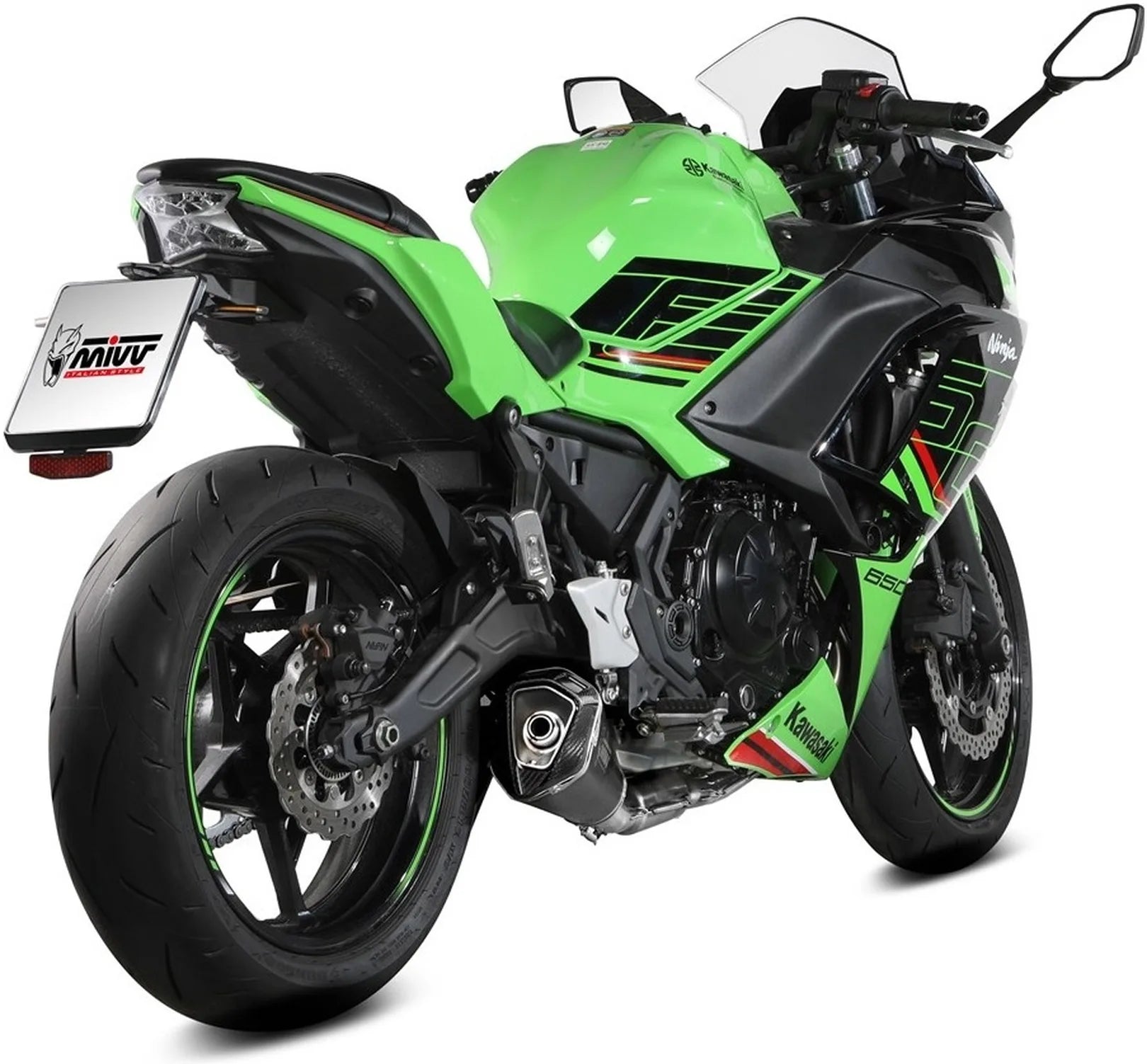 Komplette Abgasanlage Mit Katalysator Und Geräuschzulassung Delta Race Stahl Schwarz Carbon - Mivv Kompatibel Mit Kawasaki Z 650 (2024)