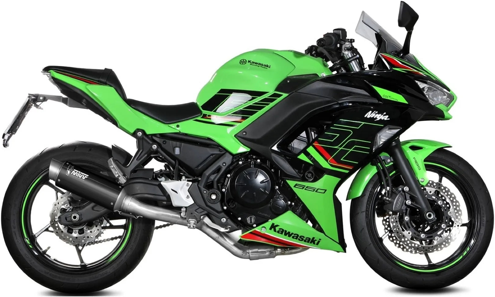 Komplette Abgasanlage Mit Katalysator Und Geräuschzulassung Gppro Stahl Schwarz - Mivv Kompatibel Mit Kawasaki Ninja 650 (2024)