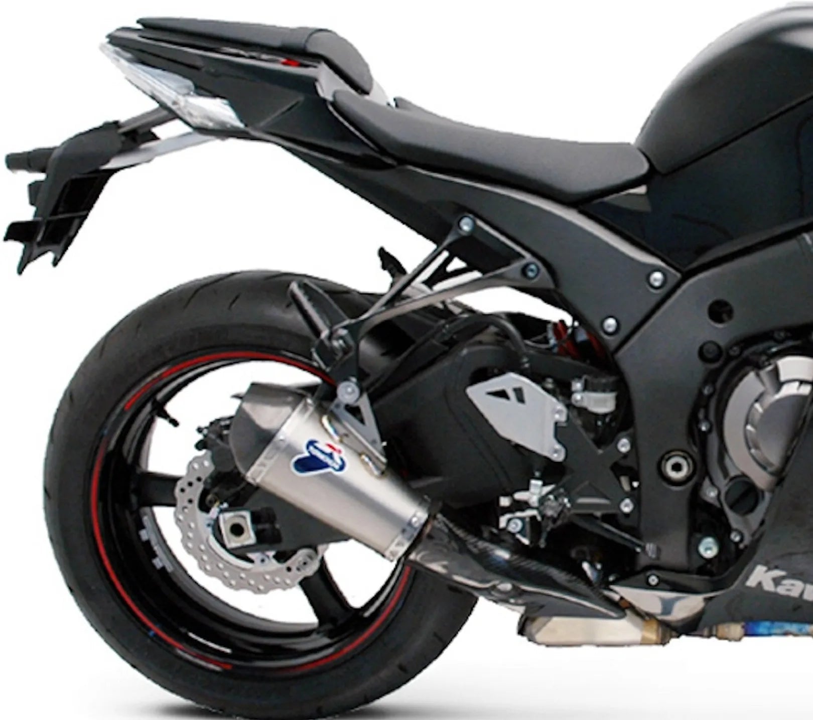 Auspuffendstück Mit Geräuschzulassung Relevance Titan Carbon Cap - Termignoni Kompatibel Mit Kawasaki Zx-10R (2010-2012)